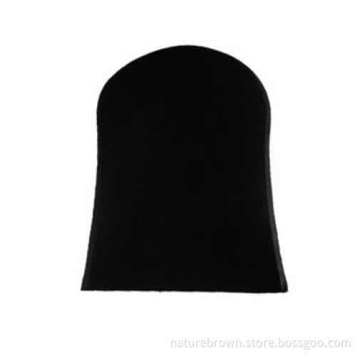 Dark tanning mitts